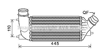 AVA QUALITY COOLING Kompressoriõhu radiaator CNA4270